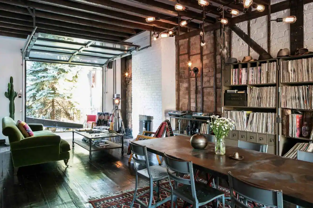 Urban Cowboy Brooklyn Study and Lounge Area Open Set Up