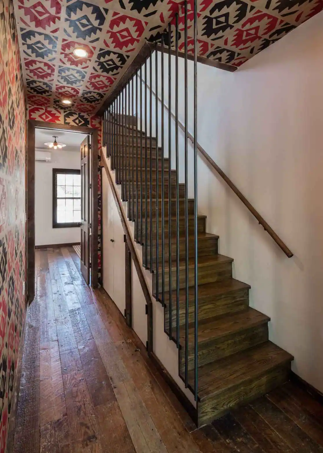 Urban Cowboy Brooklyn Private Townhouse Stairs Leading Up