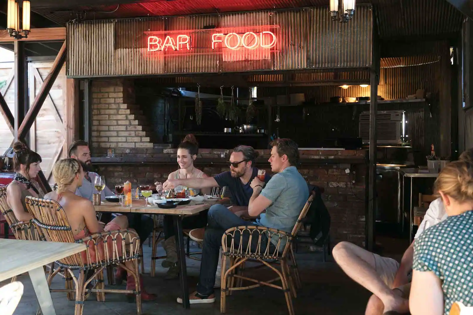 Urban Cowboy Public House Friends Eating Together